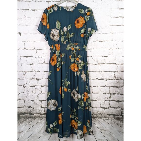 BALTIC BORN Birdie Floral Maxi Dress Boho Cottage Festival Hippie Romantic XL - Picture 5 of 8